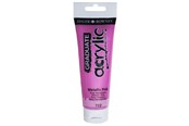 Konst- och hantverksmaterial - Daler-Rowney Graduate Acrylic 120 ml Metallic Pink - 16-123120722