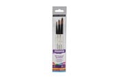 Konst- och hantverksmaterial - Daler-Rowney Graduate Synthetic Round Brush Set 3 pcs - 16-212530007
