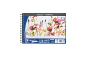 Konst- och hantverksmaterial - Daler-Rowney Aquafine CP Travel Book 12 Sheets 300G A5 - 16-432250500