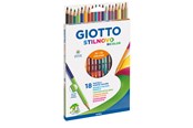 Skriv- och ritverktyg - Giotto Stilnovo Bicolor 18 pcs - 11-257200