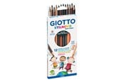 Skriv- och ritverktyg - Giotto Stilnovo Skin Tones 12 pcs - 11-257400