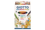 Skriv- och ritverktyg - Giotto Stilnovo Maxi 12 pcs BL - 11-225900
