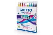 Skriv- och ritverktyg - Giotto Turbo Soft Brush Intense Colours 10 pcs BL - 11-426800
