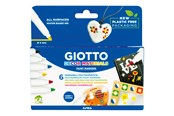 Skriv- och ritverktyg - Giotto Decor Materials Paint Markers 6 pcs BL - 11-453300