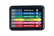 Skriv- och ritverktyg - Giotto Decor Textile 6 pcs BL - 11-500000