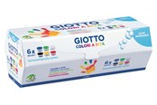 Konst- och hantverksmaterial - Giotto Dita Finger Paint 6x100 ml - 12-534100