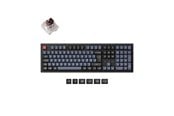 Tangentbord - Keychron K10 Pro QMK/VIA Wireless RGB Hot Swap K Pro Brown - Gaming Tangentbord - Nordisk - Svart - K10P-H3P-BO