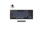 Tangentbord - Keychron K2 Pro QMK/VIA Wireless RGB Hot Swap K Pro Brown - Gaming Keyboard - Utan numpad - Nordisk - Svart - K2P-J3P-BO