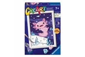 Kreativa spel - Ravensburger CreArt Paint by Number - Axolotl - 255542