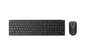 Tangentbord - Lenovo Pro Combo 6000 - Tastatur & Mus set - Nordisk - Svart - 4X31S04854