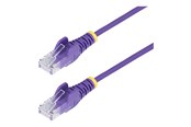 Nätverkskabel - StarTech.com patch cable - purple - Lila - 0.25m - N6PAT25CMPLS