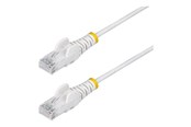 Nätverkskabel - StarTech.com patch cable - white - Vit - 0.25m - N6PAT25CMWHS