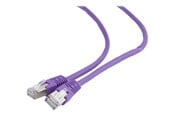 Nätverkskabel - Gembird patch cable - 3 m - purple - Lila - 3m - PP6-3M/V