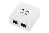 Nätverkskabel - Lanberg network coupler - white - Vit - OU5-0002-W