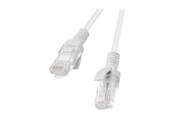 Nätverkskabel - Lanberg patch cable - 15 m - grey RAL 7035 - Grå - 15m - PCU6-10CC-1500-S