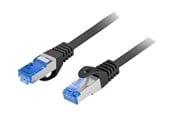 Nätverkskabel - Lanberg patch cable - 1.5 m - black RAL 9004 - Svart - 1m - PCF6A-10CC-0150-BK
