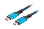 USB-kabel - Lanberg - USB-C cable - USB-C to USB-C - CA-CMCM-44CU-0005-BK