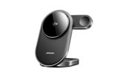Mobile - Adapters & Chargers - Joyroom JR-W17 Qi 3-in-1 Wireless Inductive Charger - Black - JR-W17