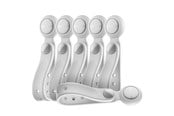 Andra mobiltillbehör - Joyroom R-ZS422 Cable Organizer Silicone Headband with Magnet Set of 6 - White - JR-ZS422_W