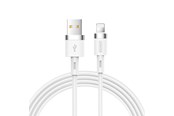 USB-kabel - Joyroom Liquid Silicone Data Cable N2 USB-A / Lightning 2.4A 1.2m - White - S-1224N2 Lightning White
