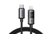 USB-kabel - Joyroom S-A16 Pro Prism Series 30W USB-C - Lightning Cable with Display 1.2m - Black - S-A16 PRO_CL