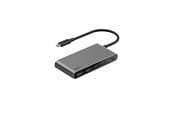 Dockning - Belkin Connect 5-in-1 USB-C Hub with Dual USB-C Ports - Silver - AVC022HQSGY