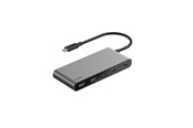 Dockning - Belkin Connect 7-in-1 USB-C Hub with Dual USB-C Ports - Silver - AVC023HQSGY