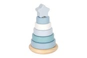 Babyleksaker - Small Foot - Wooden Stacking Tower Blue - 7 pcs. - 12712