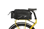 Cykeltillbehör - Wozinsky Bike Pannier Rack Bag with Shoulder Strap 9L (Rain Cover Included) Black (WBB22BK) - 5907769300646