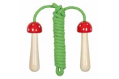 Utomhuslek - Goki Skipping Rope Wooden Handles Mushroom - 63862