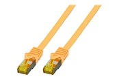 Nätverkskabel - EFB NORDIC EFB-Elektronik patch cable - 25 cm - yellow - Gul - 0.25m - MK7001.0,25Y