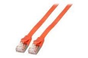 Nätverkskabel - EFB NORDIC EFB-Elektronik patch cable - 25 cm - red - Röd - 0.25m - K5545RT.0,25