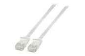 Nätverkskabel - EFB NORDIC EFB-Elektronik patch cable - 50 cm - white - Vit - 0.5m - K8107WS.0,5