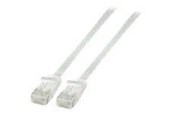 Nätverkskabel - EFB NORDIC EFB-Elektronik patch cable - 25 cm - white - Vit - 0.25m - K8107WS.0,25