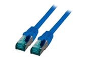 Nätverkskabel - EFB NORDIC EFB-Elektronik patch cable - 15 cm - blue - Blå - 0.1m - MK6001.0,15BL