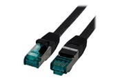 Nätverkskabel - EFB NORDIC EFB-Elektronik patch cable - 1.5 m - black - Svart - 1m - MK6001.1,5B
