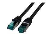 Nätverkskabel - EFB NORDIC EFB-Elektronik patch cable - 1 m - black - Svart - 1m - MK6001.1B
