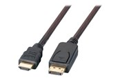 Displaykabel - EFB NORDIC EFB-Elektronik adapter cable - DisplayPort / HDMI - 3 m - K5561SW.3V2