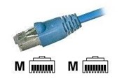 Nätverkskabel - EFB NORDIC EFB-Elektronik patch cable - 7.5 m - blue - Blå - 7.5m - K5459.7,5