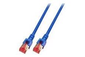 Nätverkskabel - EFB NORDIC EFB-Elektronik ECOLAN patch cable - 15 cm - blue - Blå - 0.1m - K5513.0,15