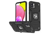 Mobile - Covers & Cases - Wozinsky ing Armor case for Samsung Galaxy A03 armored cover magnetic holder ring black - 9145576265703