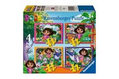 Pusselspel - Ravensburger - Dora the Explorer Jigsaw Puzzle: Join the Adventure! - 4 Puzzles - 120042044