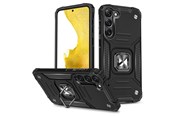 Mobile - Covers & Cases - Wozinsky Ring Armor case for Samsung Galaxy S23+ armored cover magnetic holder ring black - 9145576274071