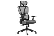 Gamingstol - L33T FuzionX Ergo Gaming Stol - Grå - Mesh-tyg - Upp till 120 kg - 3062006