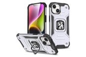 Mobile - Covers & Cases - Wozinsky Ring Armor iPhone 15 Plus iPhone 15 Plus Ring Armor Case - Silver - 9145576280638