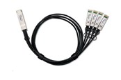 Nätverkskabel - ZyXEL 100GBase-AOC direct attach cable - 3 m - Svart - 3m - DAC100F25-3M-ZZ0101F