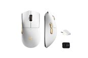 Mus - MCHOSE K7 Ultra Lightweight Wireless - Gamingmus - Optic - 6 knappar - Vit - MC-K7-11