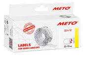Papper, Fotopapper & Etiketter - METO Permanenta prisetiketter, 22x12mm - 9506155
