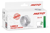 Papper, Fotopapper & Etiketter - METO Avtagbara prisetiketter, 26x16mm - 9506166