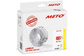 Papper, Fotopapper & Etiketter - METO Permanenta prisetiketter, 22x12mm - 30007322